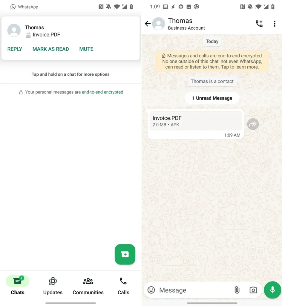 Figura 1 - Vulnerabilidade WhatsApp